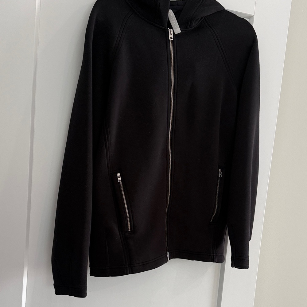 Athleta Black Zip-Up Jacket - Picture 3 of 3